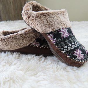 Brown Moccasin Slippers